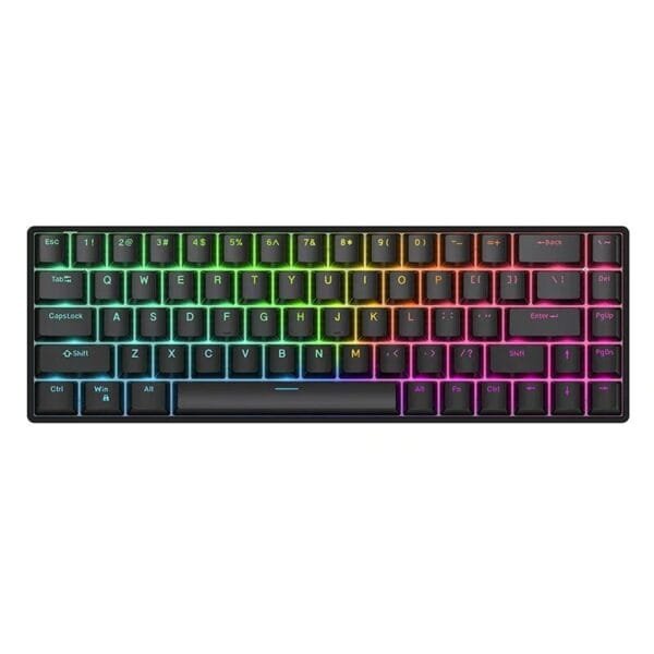 Teamwolf-Raven68 Teclado Mecânico Interruptor Magnético com Fio, 8K Quick Trigger, RGB Backlit, E-Sports, Jogo para PC, Teclado Personalizado - Image 2